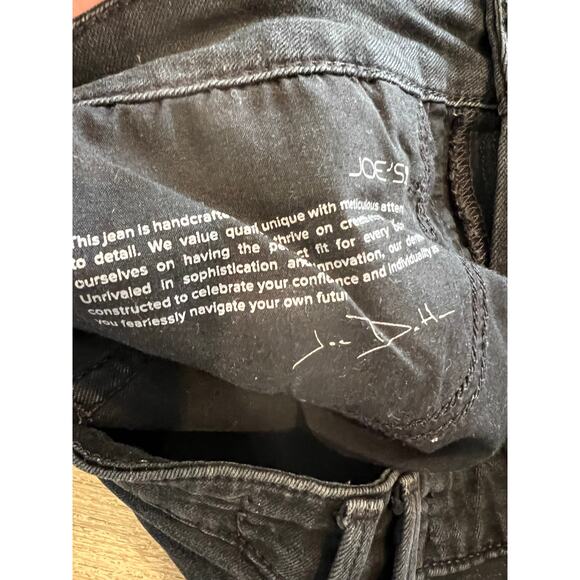 Joes Jeans Flawless The Icon Destroyed Denim jeans Black 28 - Picture 8 of 8